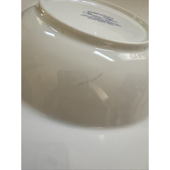 2 Vintage Mikasa Classic Flair Bowls Calla Lily Rimmed Pasta JAPAN Serving 10" - Picture 8 of 10
